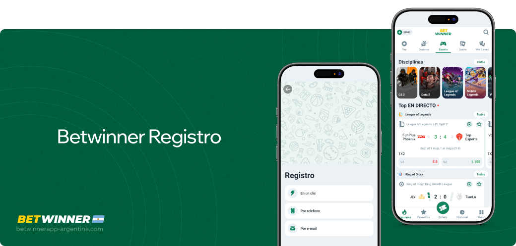 Betwinner APP Argentina Registro